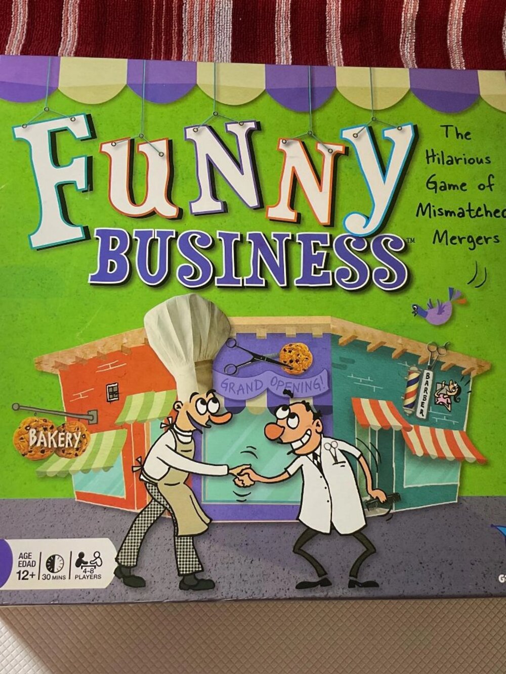 Funny Business Board Game by Gamewright 2009 Out of Print Family Party Game Mism